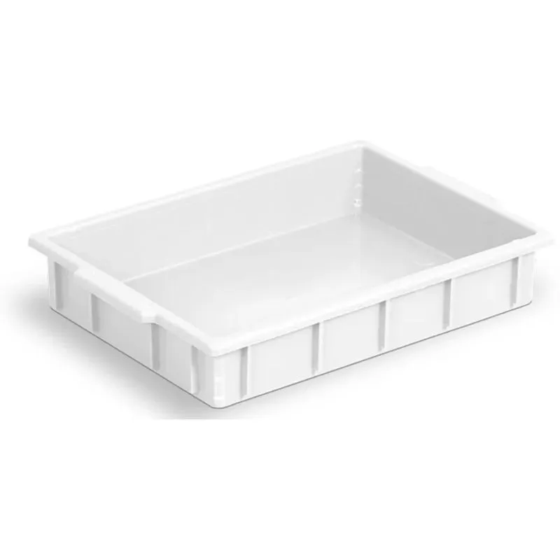 5x Caixa Plastica Organizadora Empilhavel 7l Branca