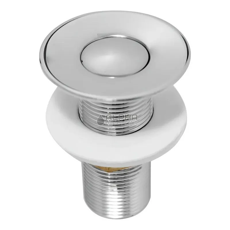 Válvula Click De Inox 7/8 Pia Lavatório Cuba Vidro Banheiro