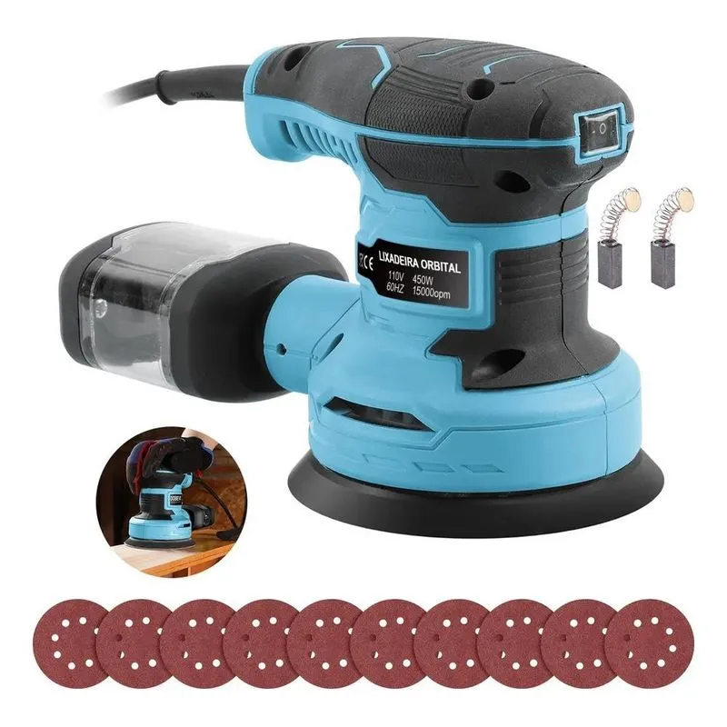 Lixadeira Elétrica Professional Dobevi 15000 Opm Com Coletor