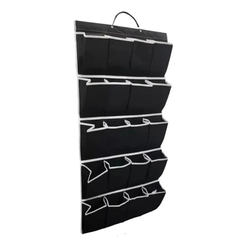 Organizador Sapatos Sapateira Vertical Atrás Porta 20 Bolsos