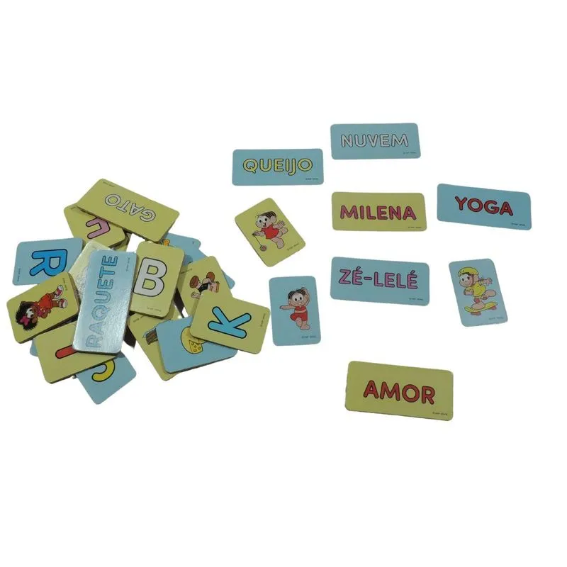 Abc Jogo Memoria Ilustrado Turma Da Monica - Xalingo