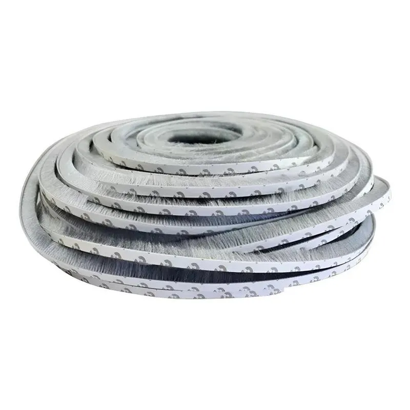 Veda Fresta Porta Janela Escovinha - 7mm X 10mm - 10 Me Cinz