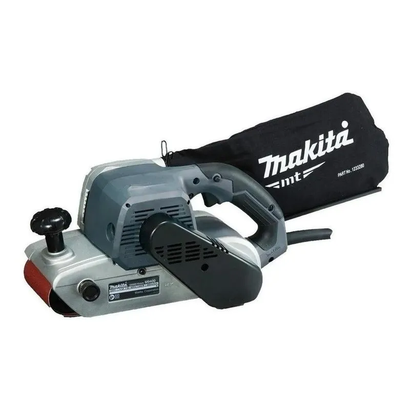 10x Lixadeira Profissional De Banda Makita Mt M9400 Cinza 9