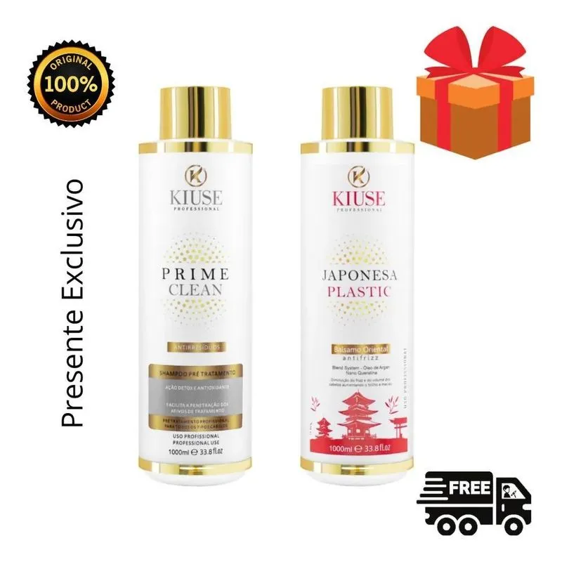 3x Escova Progressiva Japonesa Kiuse + Presente Exclusivo