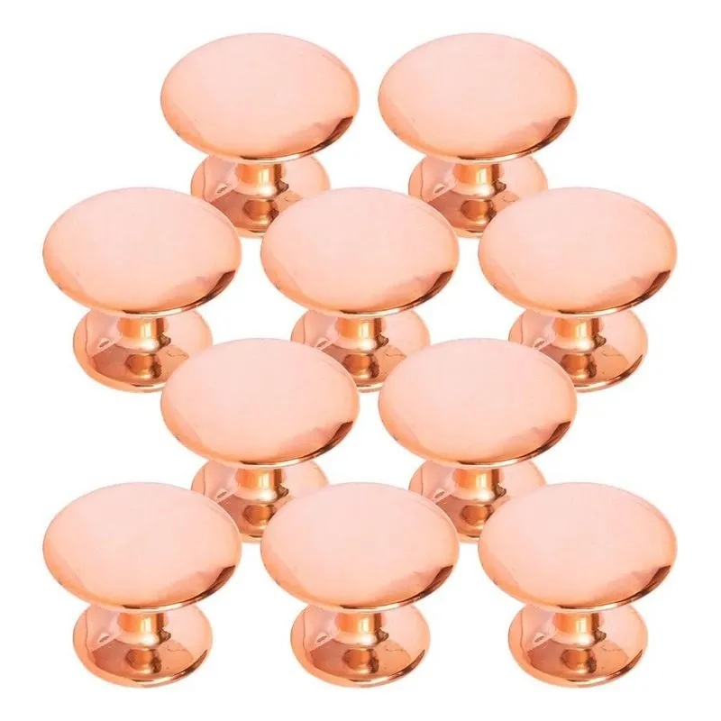 10 X Puxador Ponto Gaveta Armário Móveis Retrô Fu Rose Gold