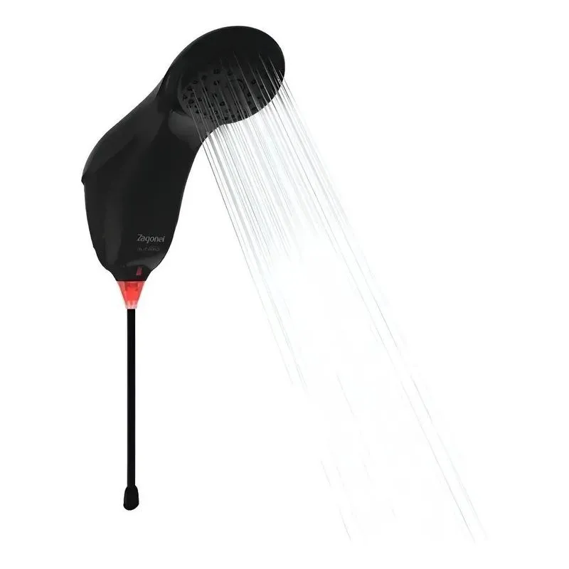 Chuveiro Elétrico De Parede Zagonel Sublime Preto 7.5kw