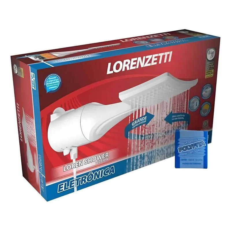 Kit Chuveiro Ducha Eletronic Lorenshower 127/220v Lorenzetti