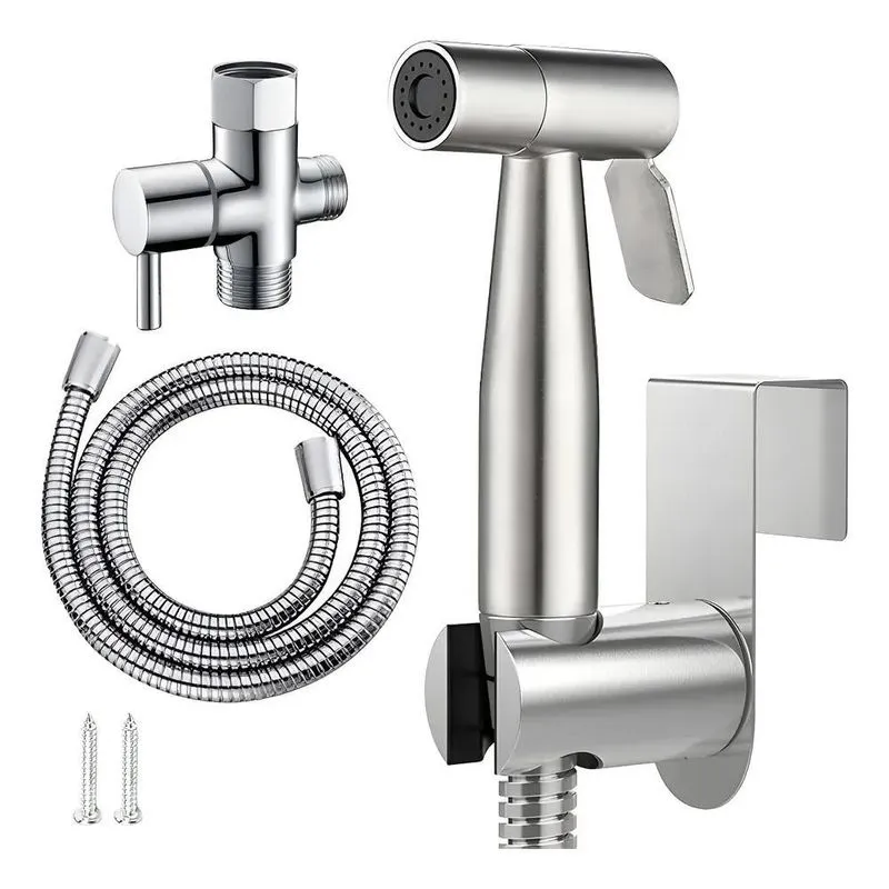 Ducha Higiênica Completa Quadrado Aço Inoxidável 304 Acabame