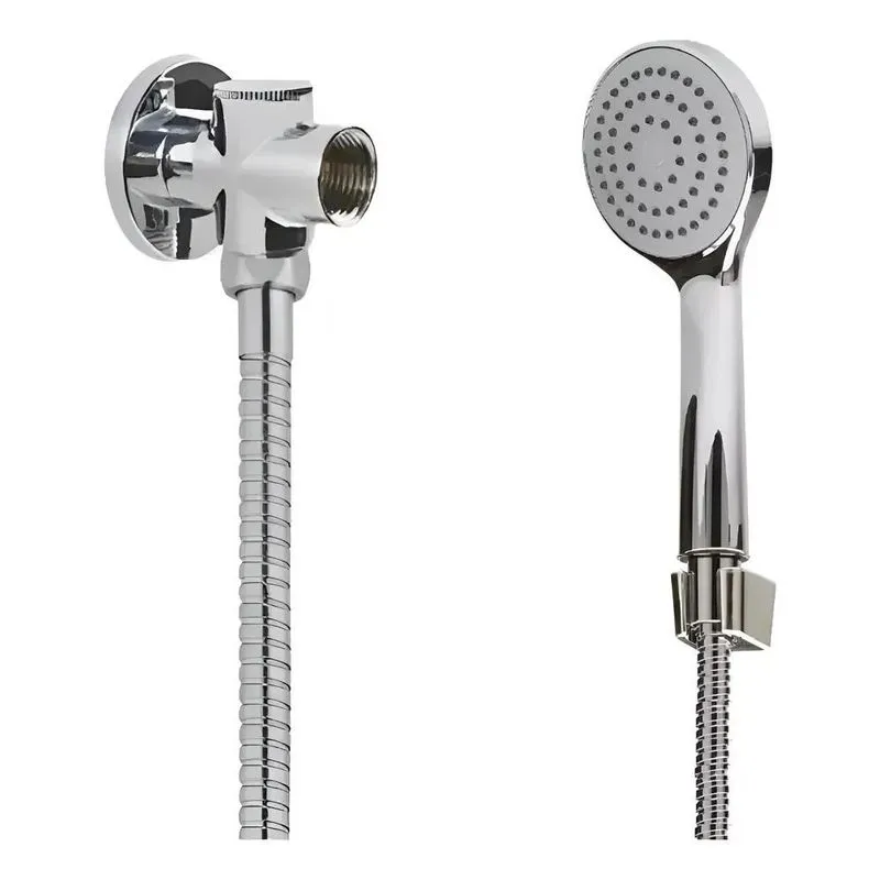 Ducha Manual Soft Luxo Desviador E Flexível Cromado