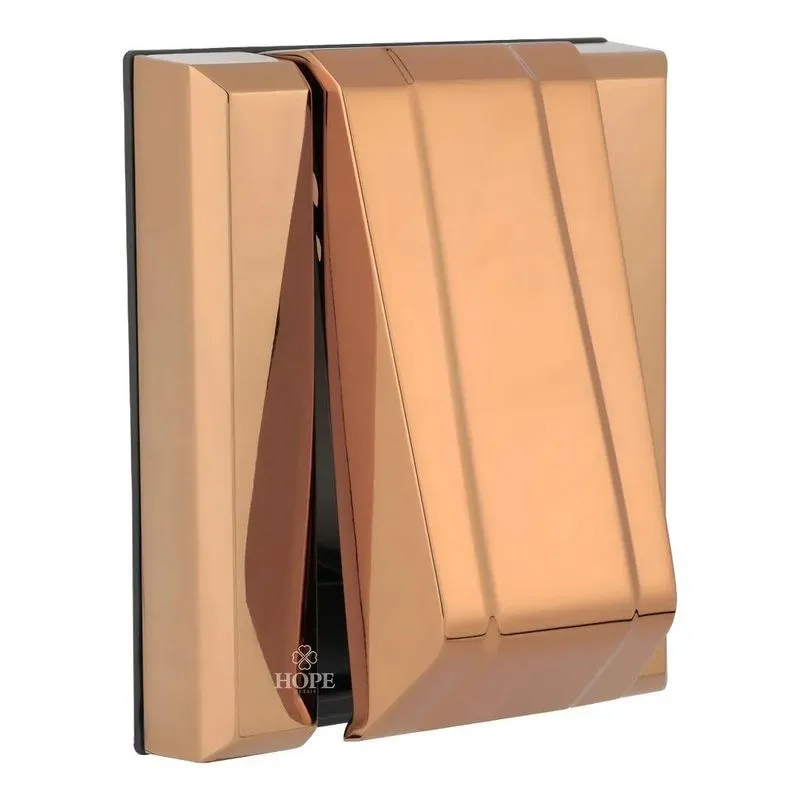 Acabamento Para Válvula Descarga Deca Hydra Docol Rose Gold