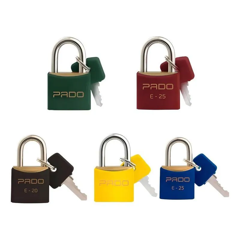 Cadeado De Latão 25mm Cores Sortidas - Pado