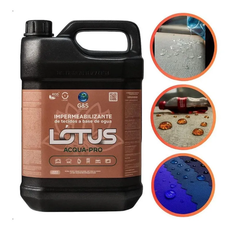 Impermeabilizante Tecidos Sofás Lótus Acqua-pro 5 Litros