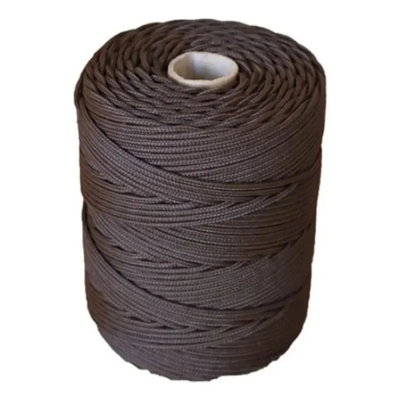 Corda Pra Trançar 3mm Cordinha Pra Traia 3 Marrom-escuro