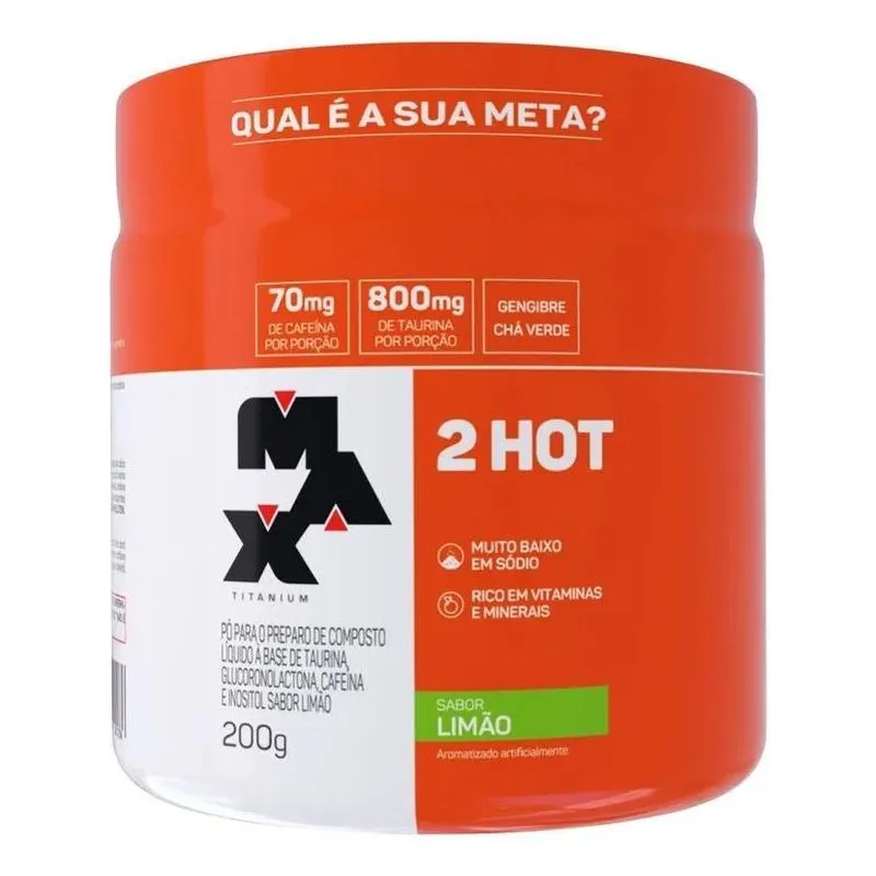 Queimador De Gordura Ultimate 2hot - 200g - Max Titanium Sab