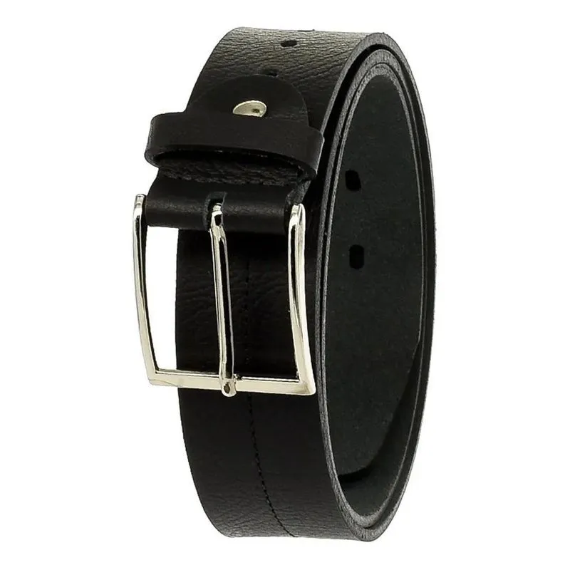 3x Cinto Masculino 100% Couro Legitimo Largo Casual Social 4