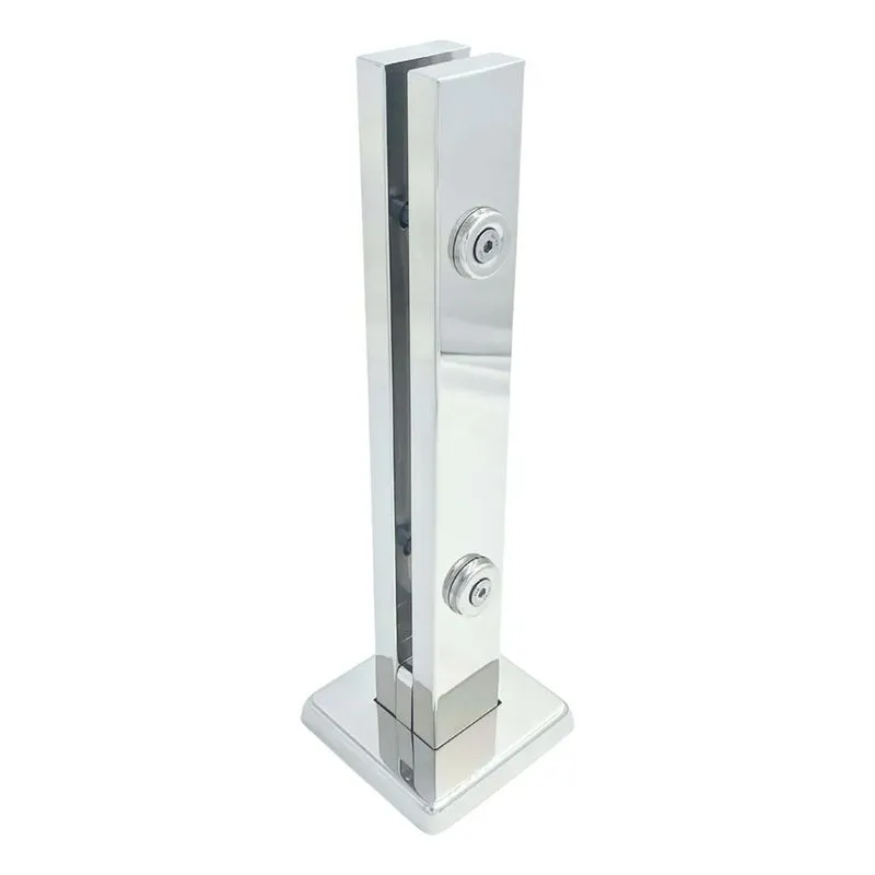 Coluna Torre 40cm Aço Inox 304 Guarda Corpo Sacada Corrimao