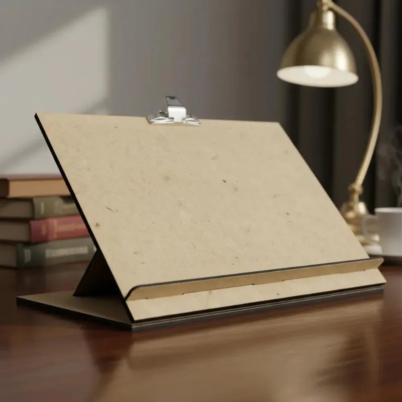 Plano Inclinado Suporte Para Leitura Notebook Ou L Madeira