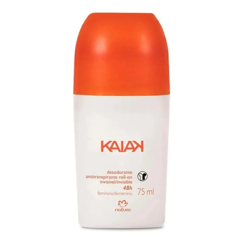 2x Natura Kaiak Feminino Desodorante Rollon Antimancha 75ml