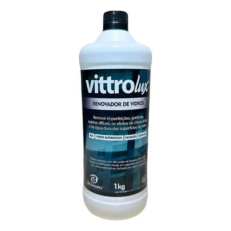 Vittrolux Removendo Sujeiras E Calcificações Do Vidro 1kg
