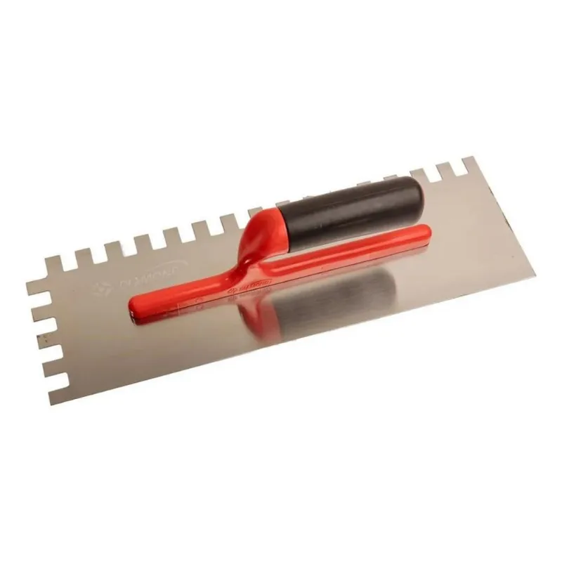 3x Desempenadeira De Aço Super Dentada 15mm 350 X 115 - Diam
