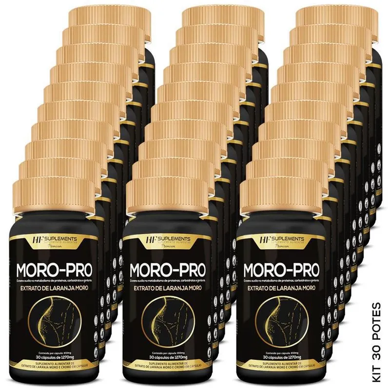 30x Moro-Pro Premium 1270mg 30 Capsulas Softgel Atacado