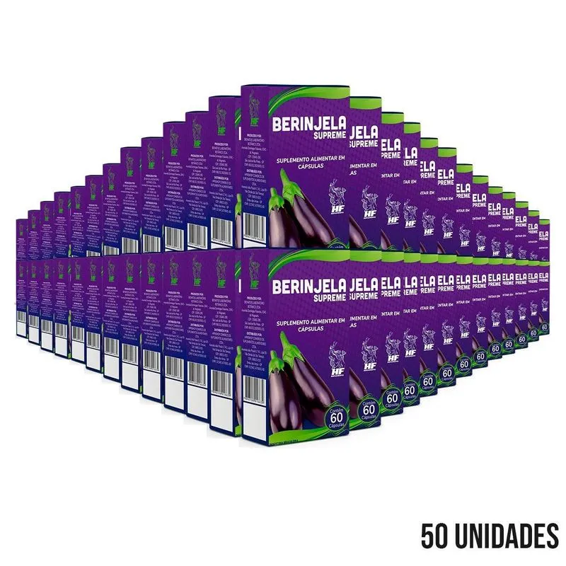Berinjela + Laranja Moro + Vit E 60caps 50un