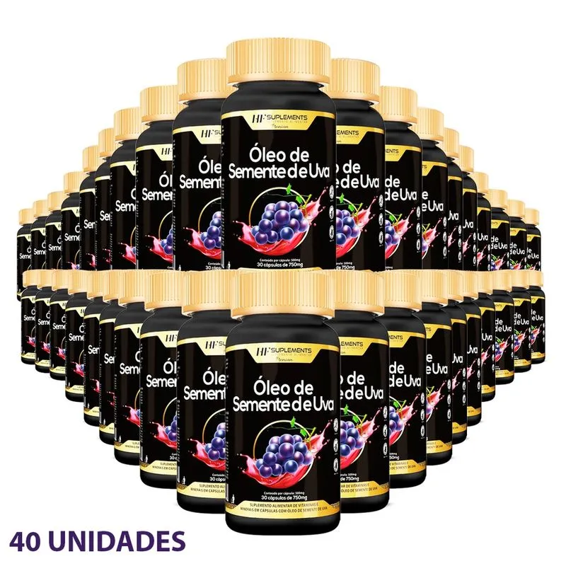 50X óleo de semente de uva 60CAPS premium hf suplements