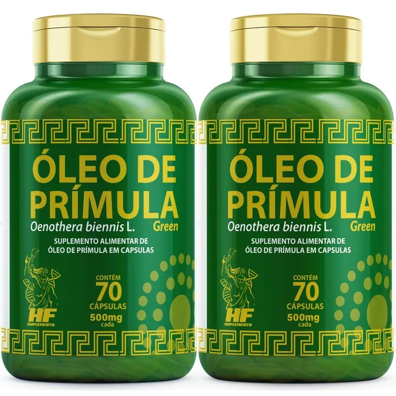 2x Oleo De Primula Hf Suplementos 70 Caps