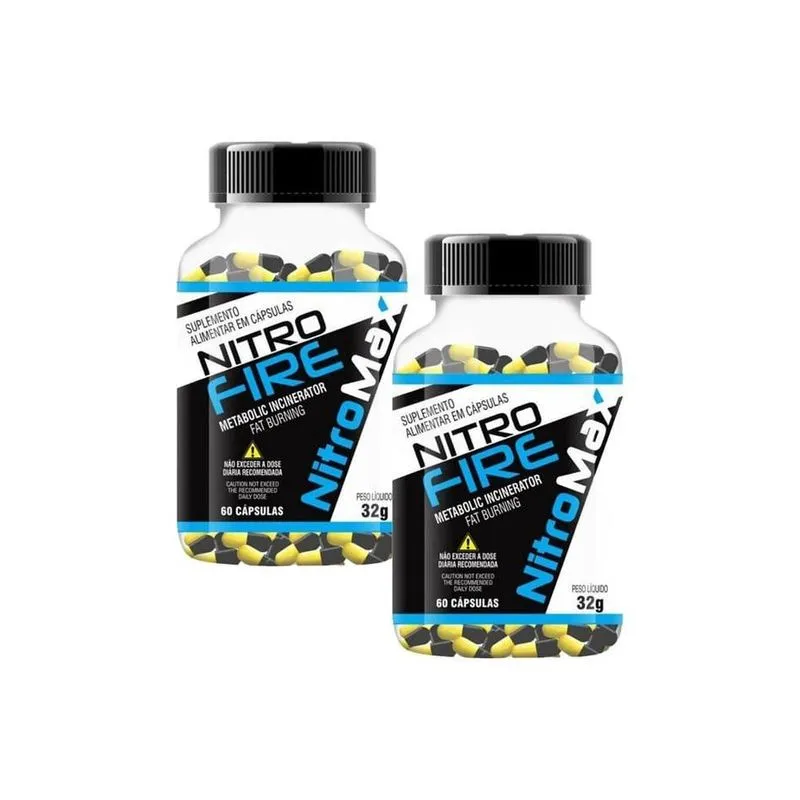 2X Termogenico Nitrofire 60 Caps Nitromax