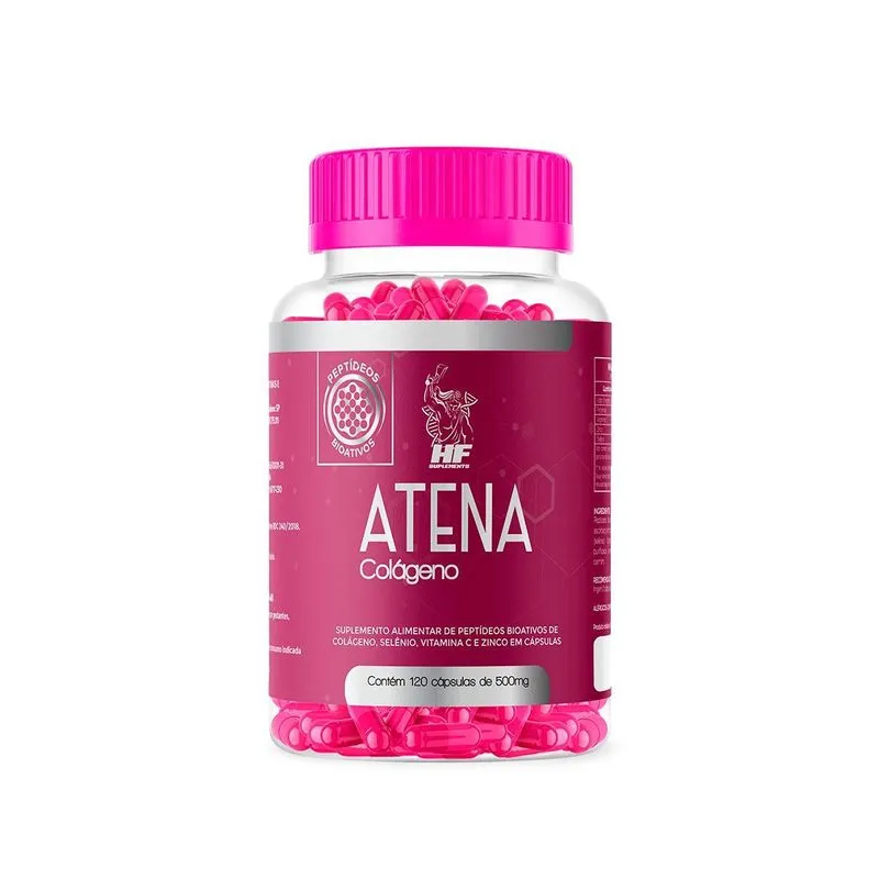 Atena Bioativos De Colageno 120 Caps Hf Suplementos