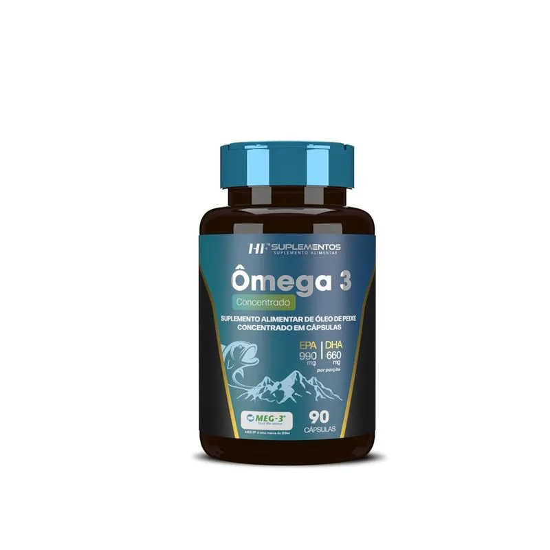 Omega 3 Concentrado 90 Caps Hf Suplementos