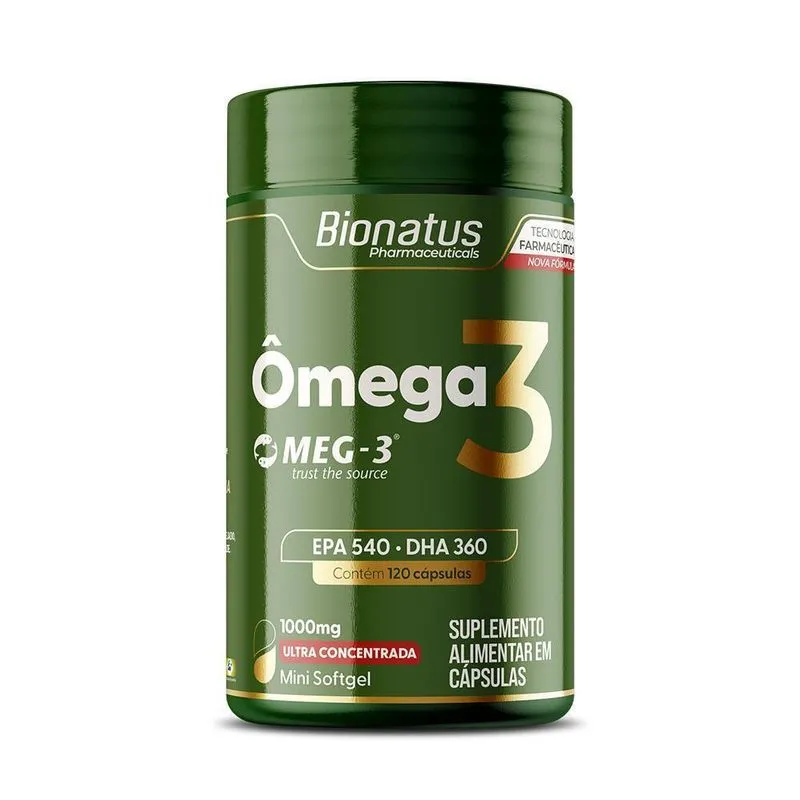 Omega 3 Ultra Concentrada Epa 540 Dha 360 120Caps Softgel