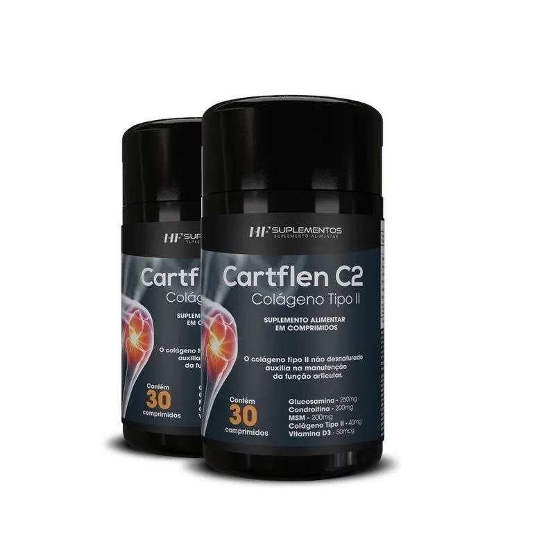 2X Cartflen C2 Colageno Tipo Ii 30Comp Hf Suplementos
