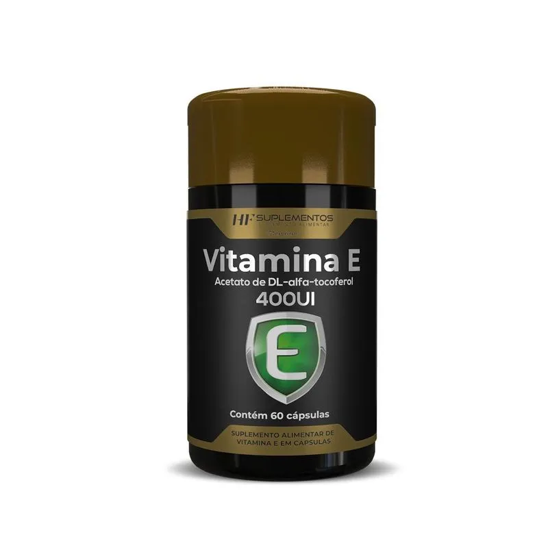 Vitamina E 400ui Alfa Tocoferol 60 Cps Hf Suplementos