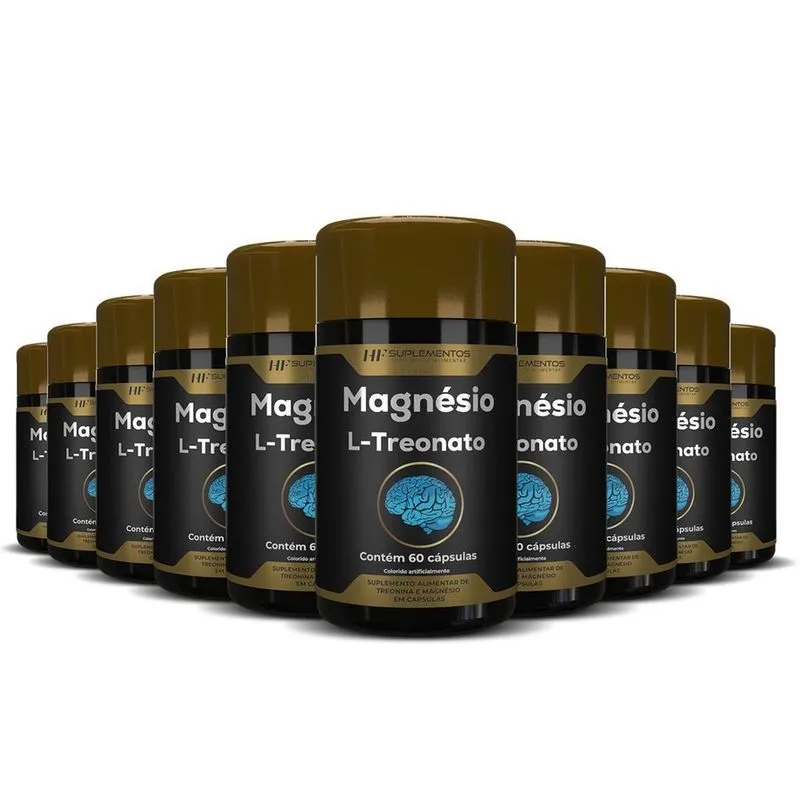 10X Magnesio Treonato 60Caps Hf Suplementos