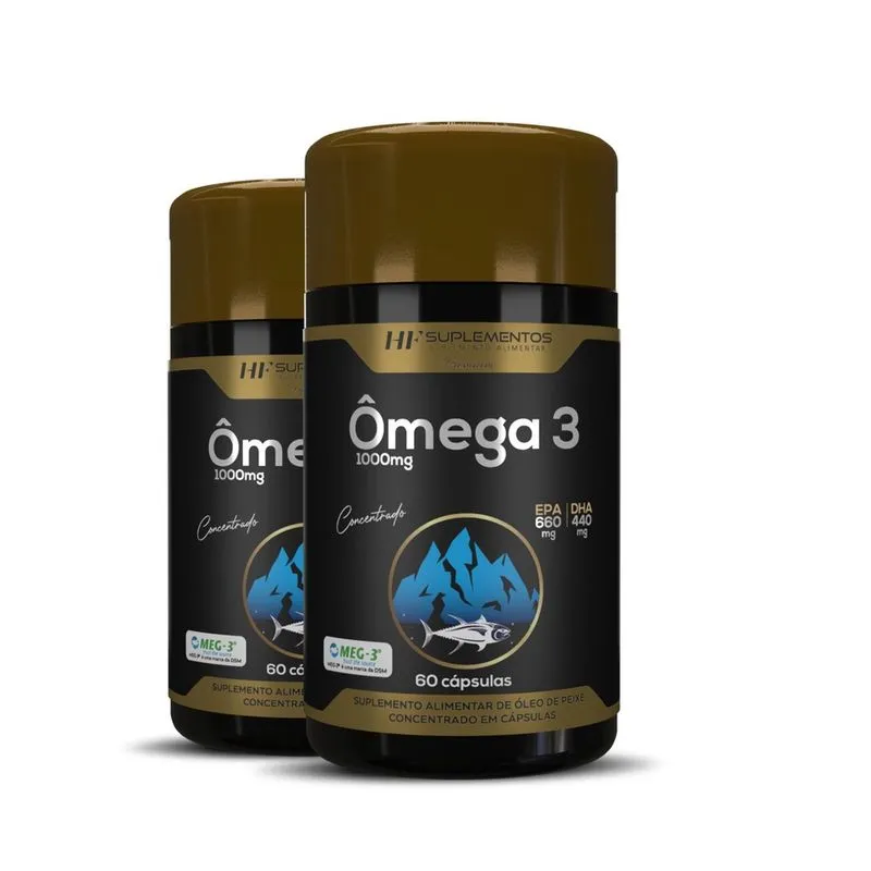 2X Omega 3 Alasca 33/22 Concentrado 60Caps Hf Suplementos