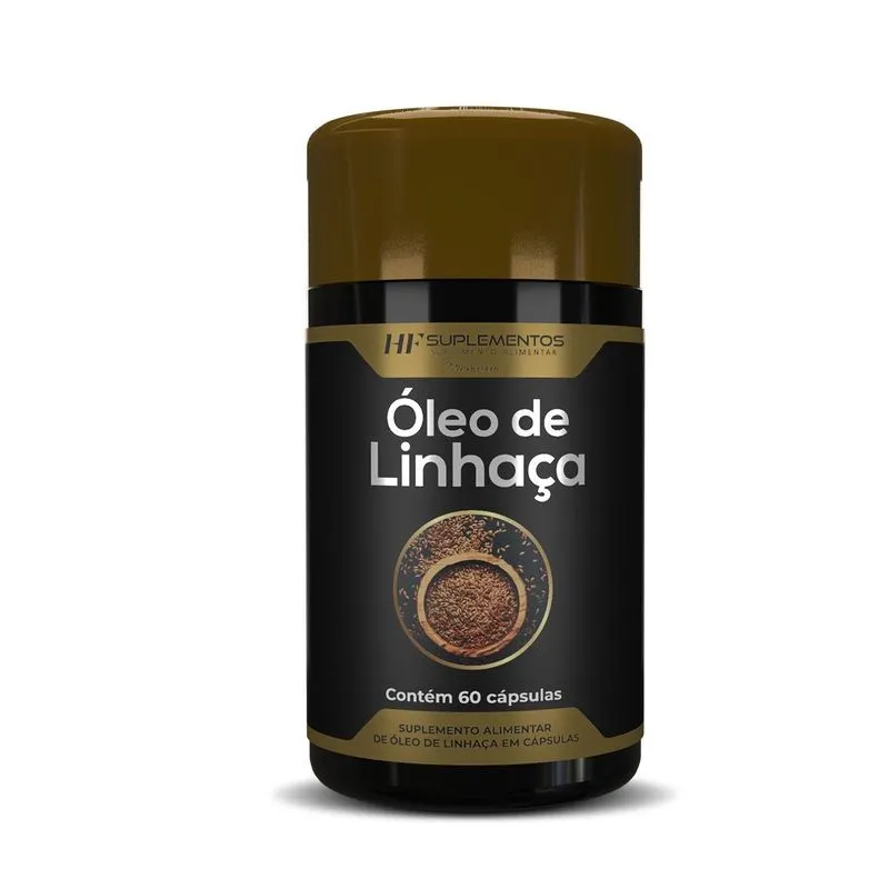 Oleo De Linhaça 60caps Premium Hf Suplementos