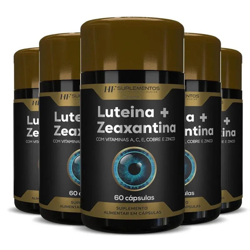 5X Luteina 20Mg + Zeaxantina 3Mg Vitamina A C E Cobre Hf