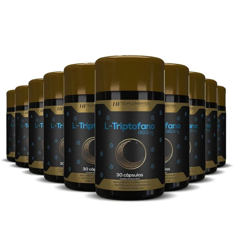 10X L-Triptofano Com Maracuja 860Mg 30Caps Hf Suplementos
