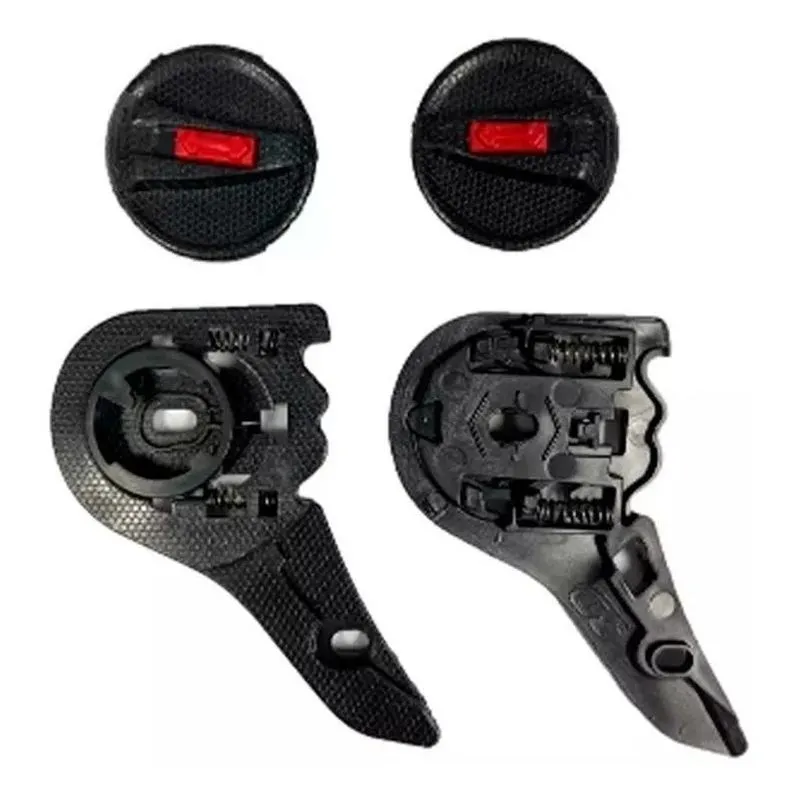 5x Kit Reparo Botão Fixação Viseira Capacete Ls2 Fw3 Gt Ff35