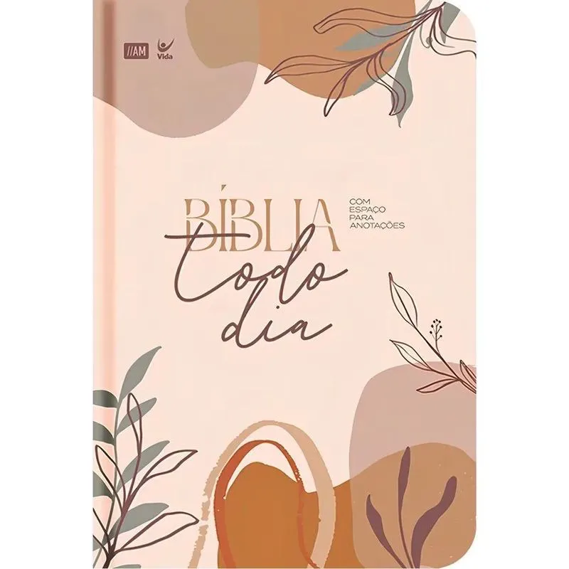 Bíblia Todo Dia A Mensagem Com Espaços Para Anotações Floral