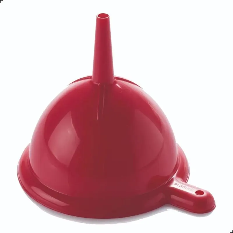 Funil Grande De Plastico Universal 15cm Branco Plasutil 278