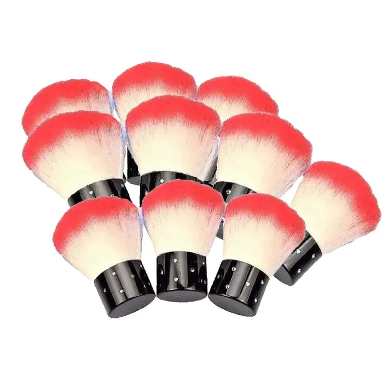 10un Pincéis Espanador De Pó Para Unhas De Gel Acrigel Pinceis Maquiagem Manicure