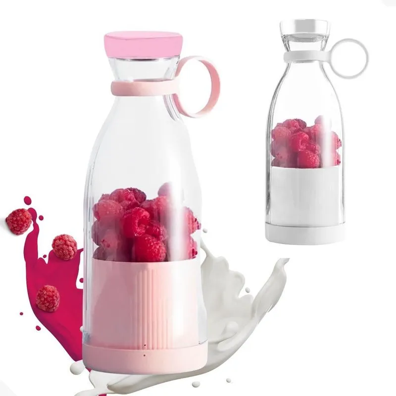 Mini Liquidificador Portátil Juicer Recarregável - Rosa