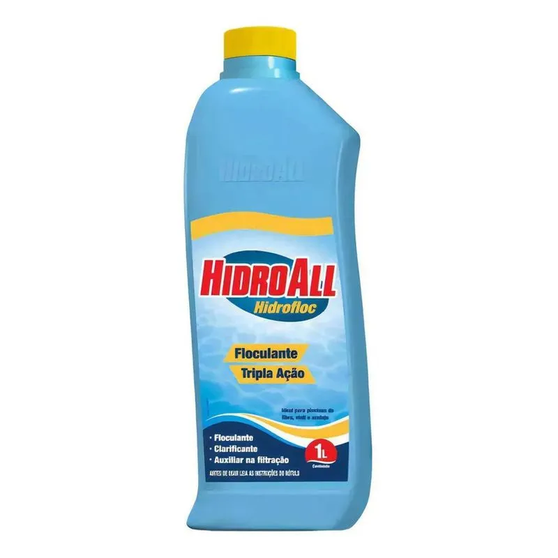 10x Clarificante Floculante Hidrofloc Hidroall Para Piscina