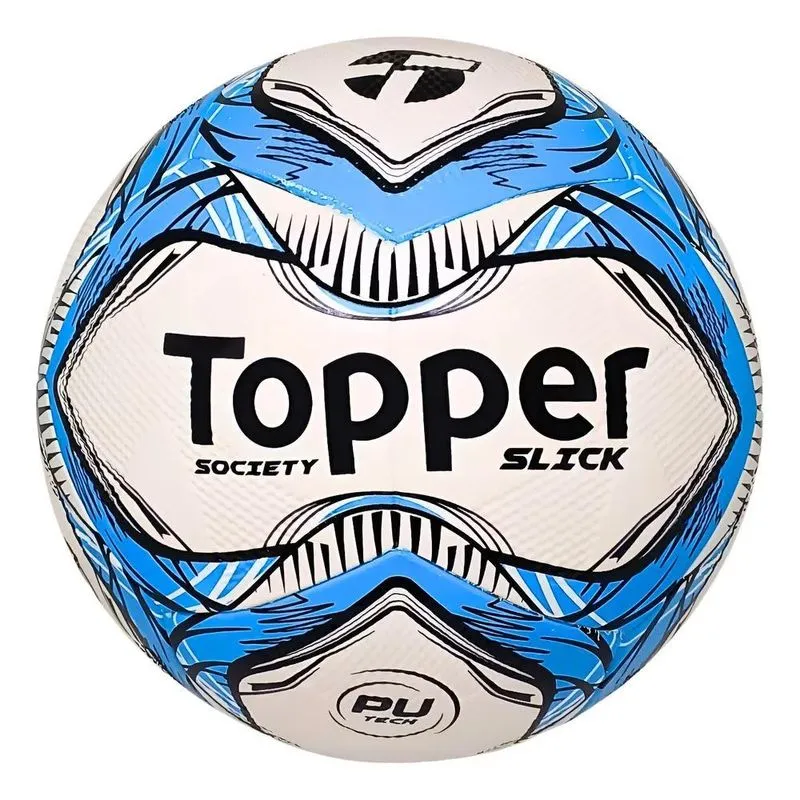 Bola Topper Society Branca E A Azul