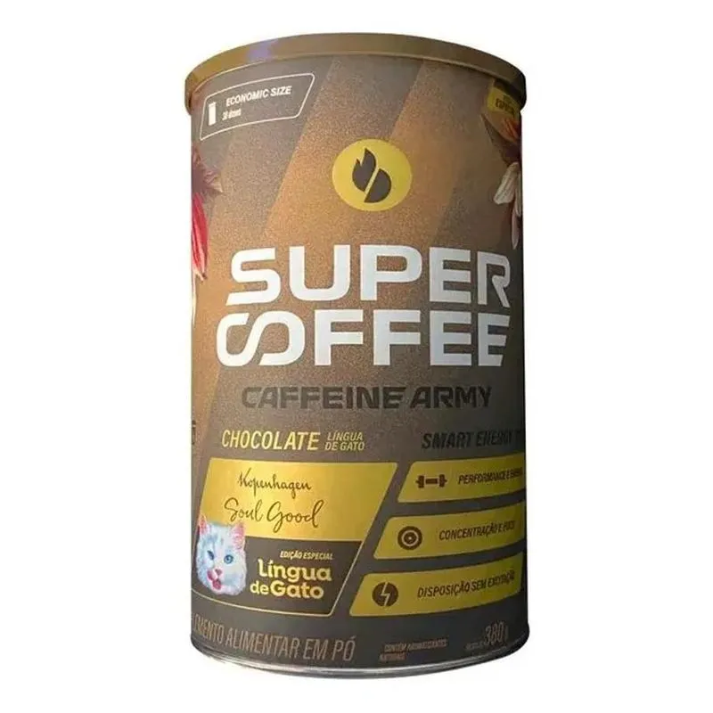 Supercoffee Economic Size (380g) Su Língua De Gato Kopenhage