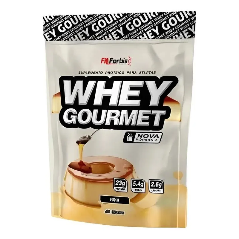 Suplemento Fn Forbis Whey Gourmet Pó Refill Pudim