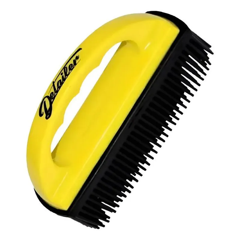 2x Escova Cerda Silicone Tira Pelo Gato Cachorro Banco Detai