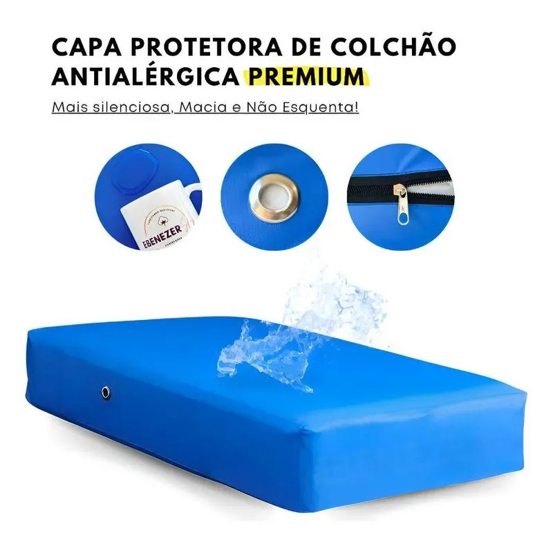 Capa Colchão Impermeável Hospitalar Solteiro Antialérgico